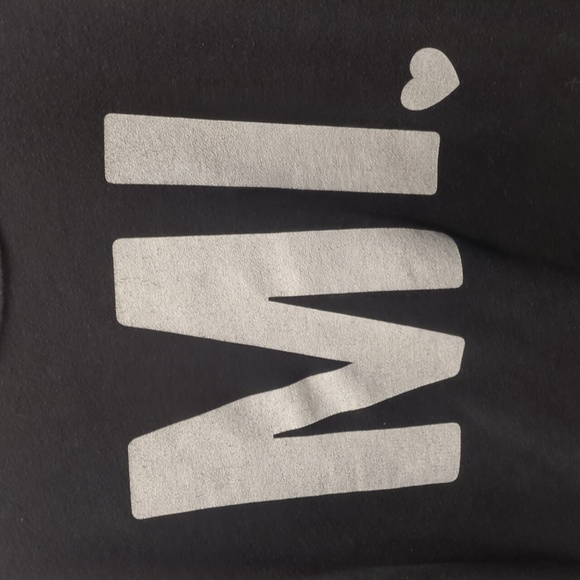 Women's Black Michigan Sweatshirt Size S - Picture 2 of 5